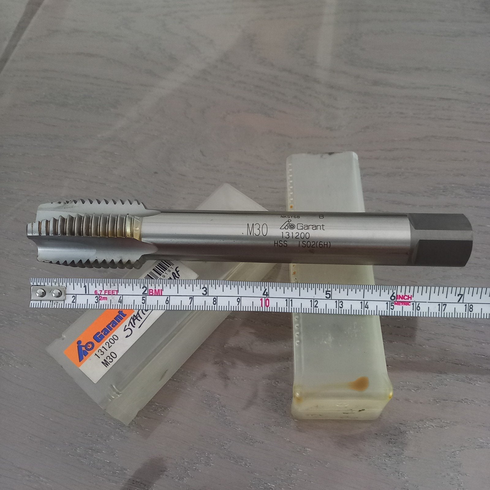 Machinetap M30 garant, Ophalen