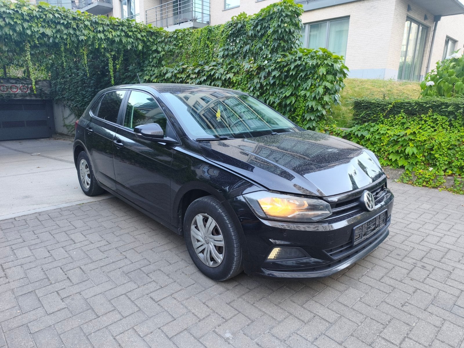VW Polo benzine, Stof, Zwart, 5 deurs, Particulier