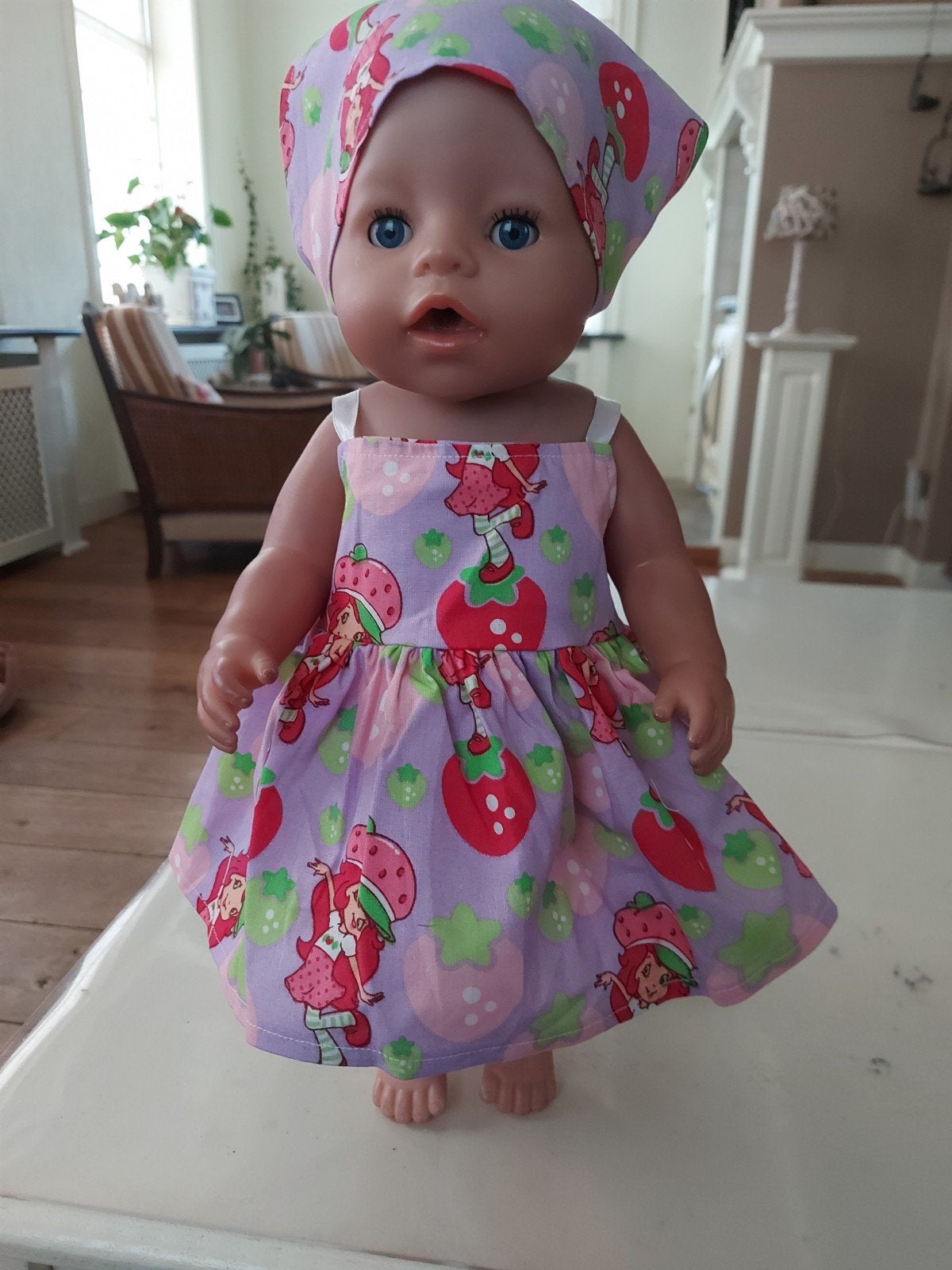 2 delig strawberry shortcake set baby born pop 43cm nieuw, Ophalen of Verzenden, Nieuw, Babypop
