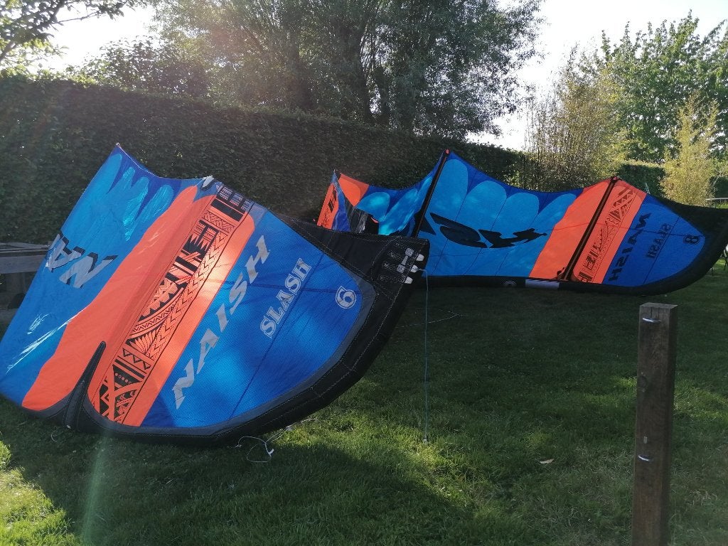 Naish Slash 8m² - PRIX RÉDUIT, Sports nautiques & Bateaux, Kitesurf, Enlèvement, Utilisé, 8 m², Kite