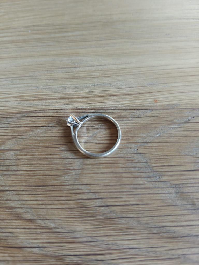 Verlovingsring, Ophalen, Dame, Met parel, Zilver