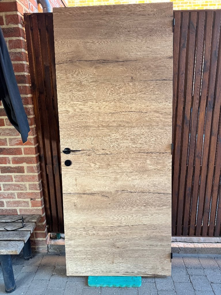 Binnendeur in hout, Ophalen, 80 tot 100 cm, Binnendeur, Nieuw