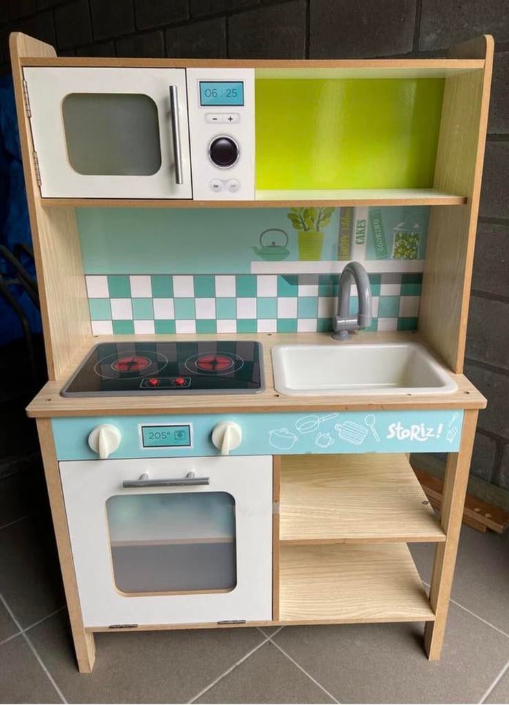 Speelgoedkeukentje van Storiz in mooie staat, Ophalen, Gebruikt, Hout, Speelkeuken