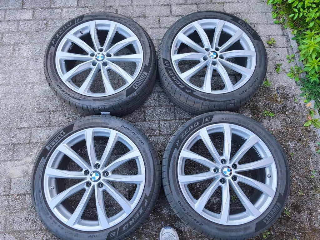BMW 18” Velgen + Pirelli Zomerbanden | X3 / X4 | TPMS |, Auto-onderdelen, Ophalen, 18 inch, Band(en), Zomerbanden