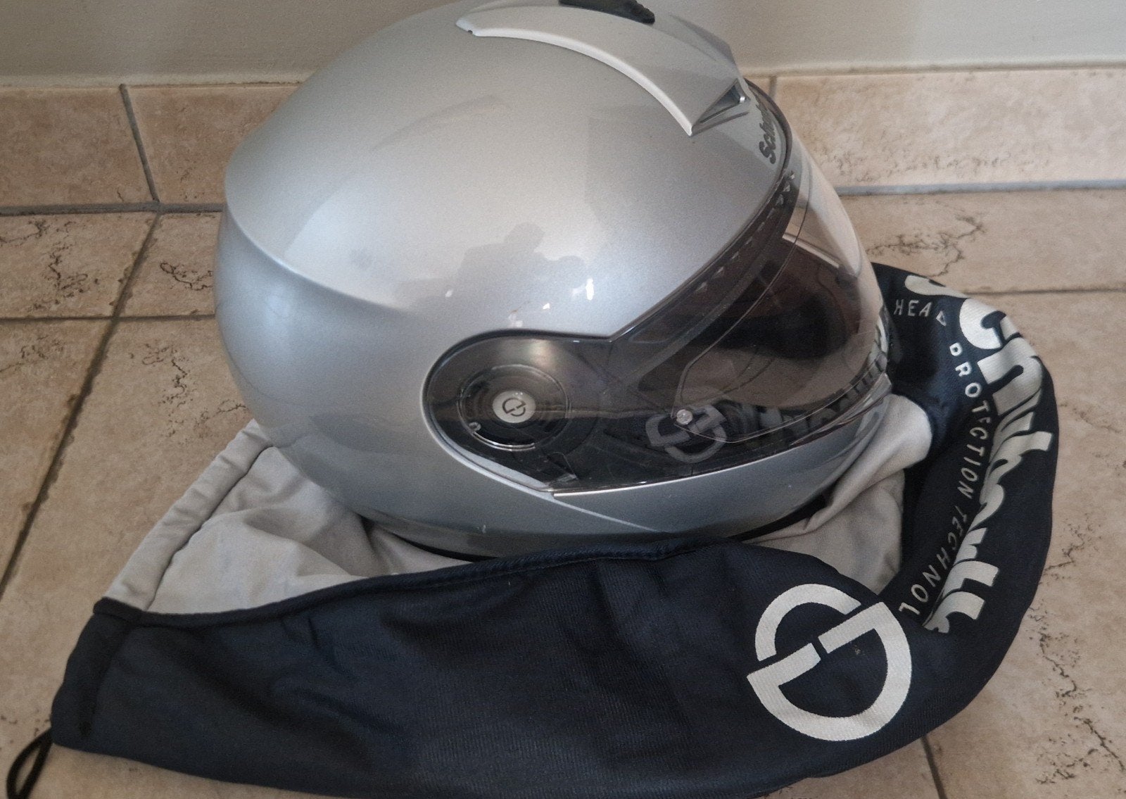 Schuberth C3 Pro Systeemhelm maat M Medium 56/57, Motoren, Kleding | Motorhelmen, M, Systeemhelm, Tweedehands, Ophalen