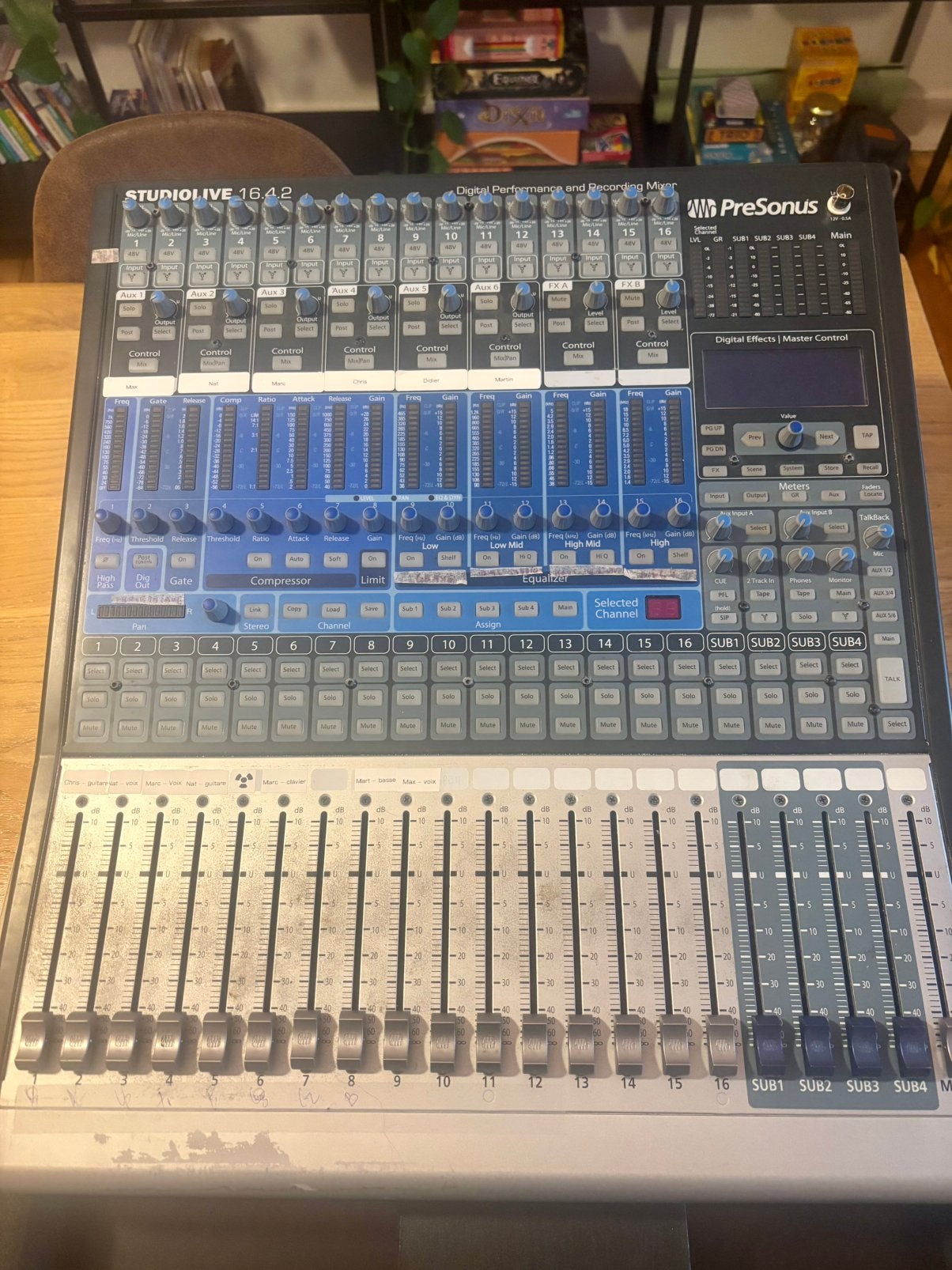 PreSonus StudioLive 16.4.2 + flight case – table de mixage, Enlèvement, Utilisé, 10 à 20 canaux, Entrée micro