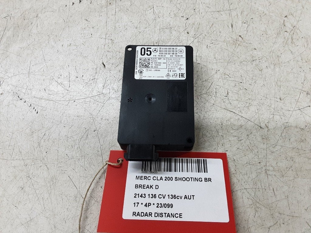 ACC SENSOR CLA Shooting Brake (117.9) (A0009058406), Gebruikt, Mercedes-Benz, Mevr. I. Hauben, Rue de l'Espoir 34 34
4030  GRIVEGNÉE, BE