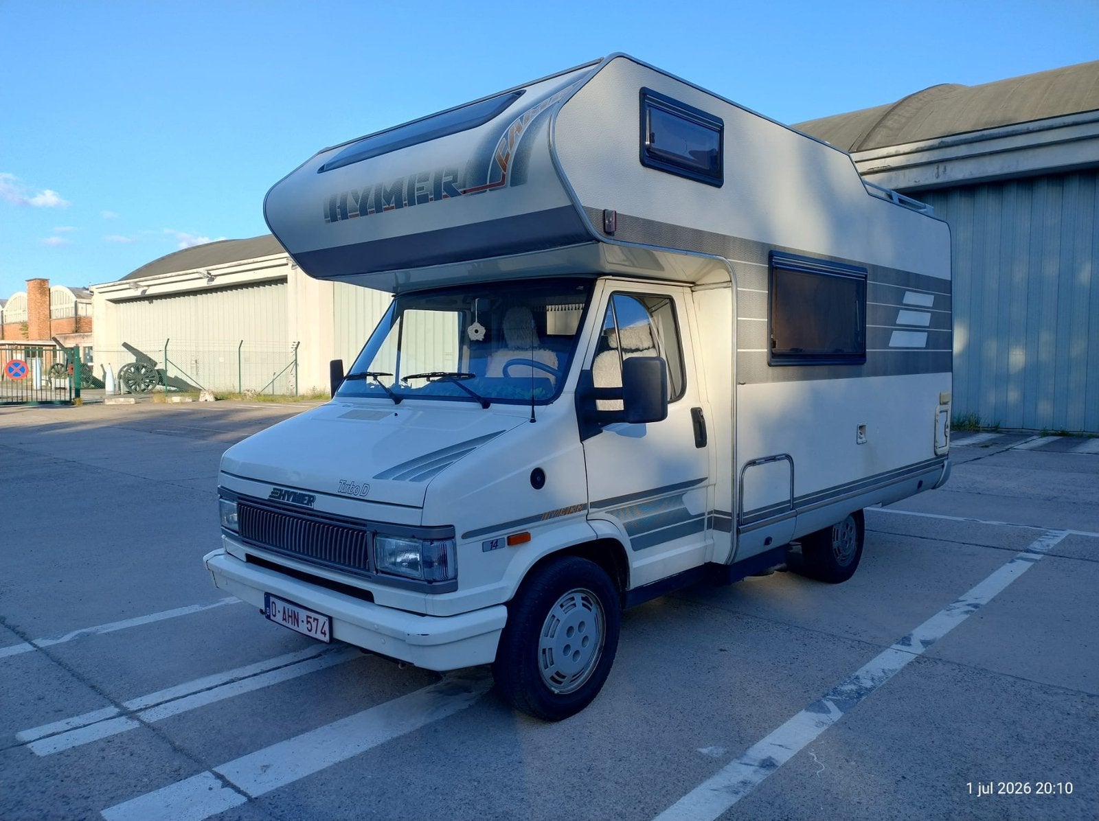 ZEER PROPERE 2.5TD FIAT HYMER 57 CAMPER MET APARTE DOUCHE, Douche, Particulier, LPG, Fiat