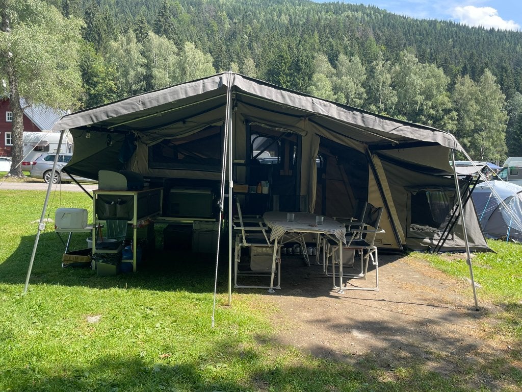 Campooz Lazy Jack, Caravans en Kamperen, Ophalen, Beige, Aanwezig, Campooz