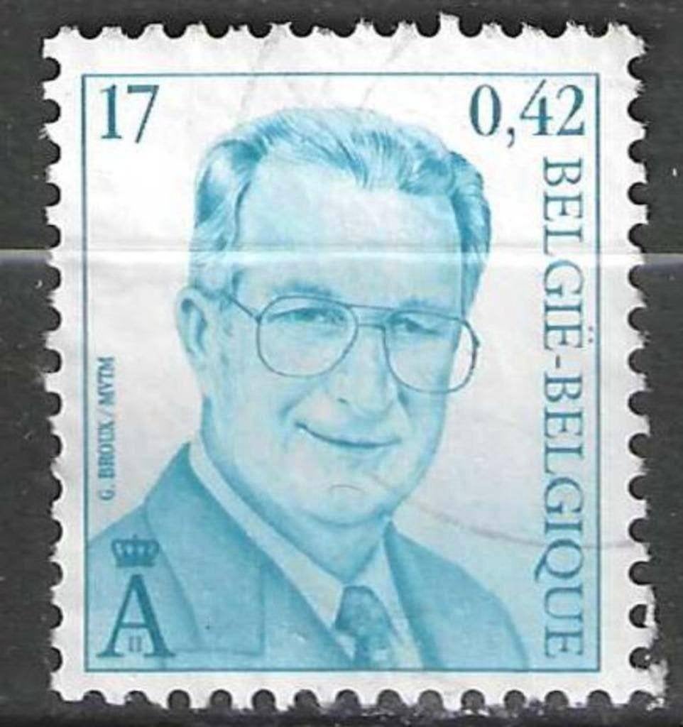 Belgique 2000 - Yvert 2938 /OBP 2963 - Roi Albert II (ST), Timbres & Monnaies, Timbres | Europe | Belgique, Envoi, Affranchi, Oblitéré