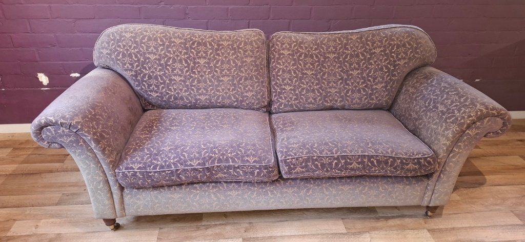 Originele Laura Ashley Mortimer sofa – Engelse stijl 225 cm, Ophalen, Hout, Gebruikt, 75 tot 100 cm