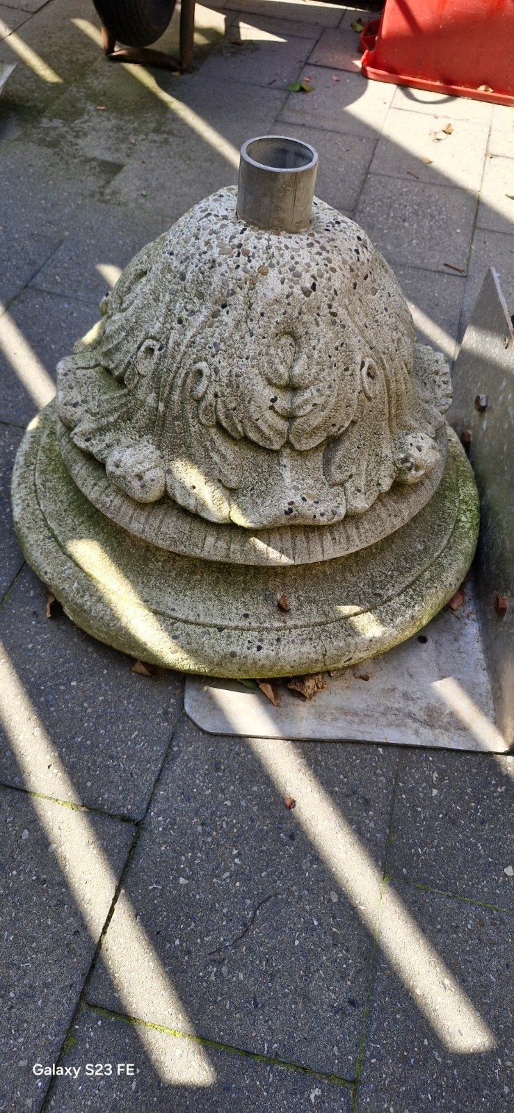 parasolvoet beton, Jardin & Terrasse, Parasols, Enlèvement, Base de parasol