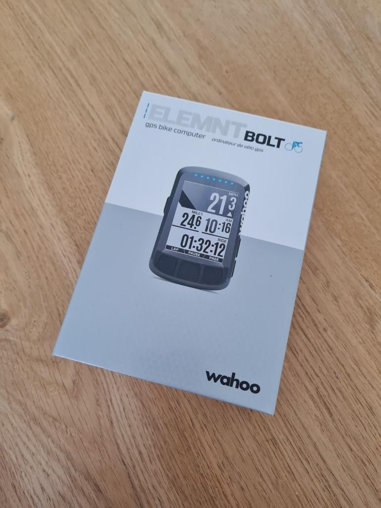 Wahoo Elemnt Bolt V1, Fietsen en Brommers, Fietsaccessoires | Fietscomputers, Ophalen of Verzenden, Draadloos, Gebruikt