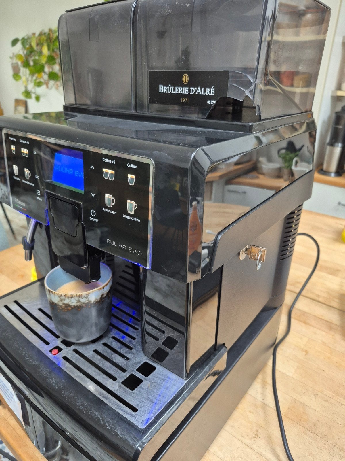 Machine à café Saeco Aulika Professionnelle, Machine à espresso, Réservoir d'eau amovible, Enlèvement ou Envoi, Café en grains