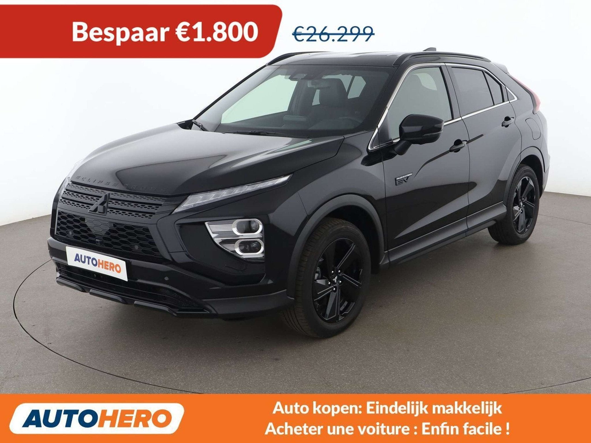 Mitsubishi Eclipse Cross 2.4 Plug-in Hybrid Plus Select Blac, Autos, 2013 kg, Eclipse Cross, Euro 6, 2360 cm³