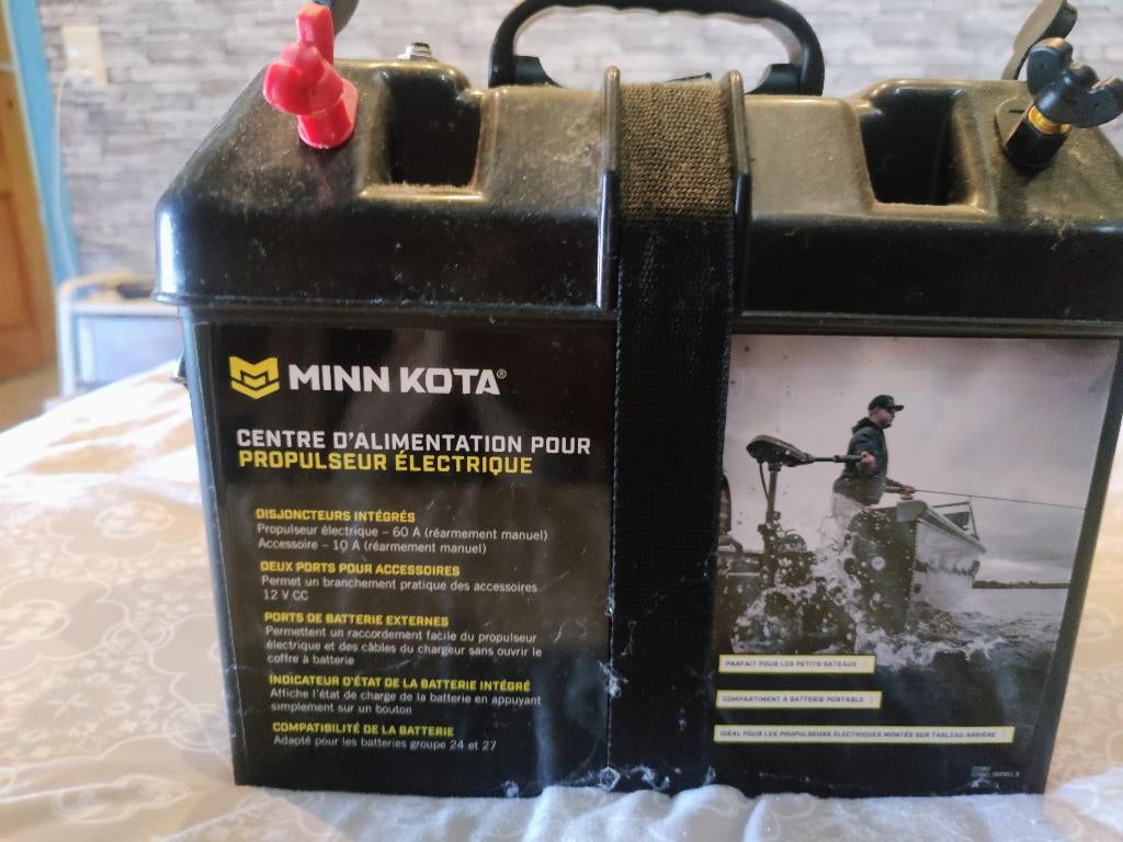 Minn kota accubak met 60ah gel accu en fluistermotor, Ophalen