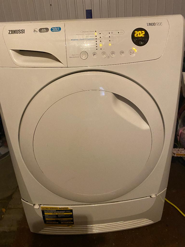 Droogkast zanussi met storing, Elektronische apparatuur, Droogkasten, Ophalen, 6 tot 8 kg, Minder dan 85 cm, Voorlader