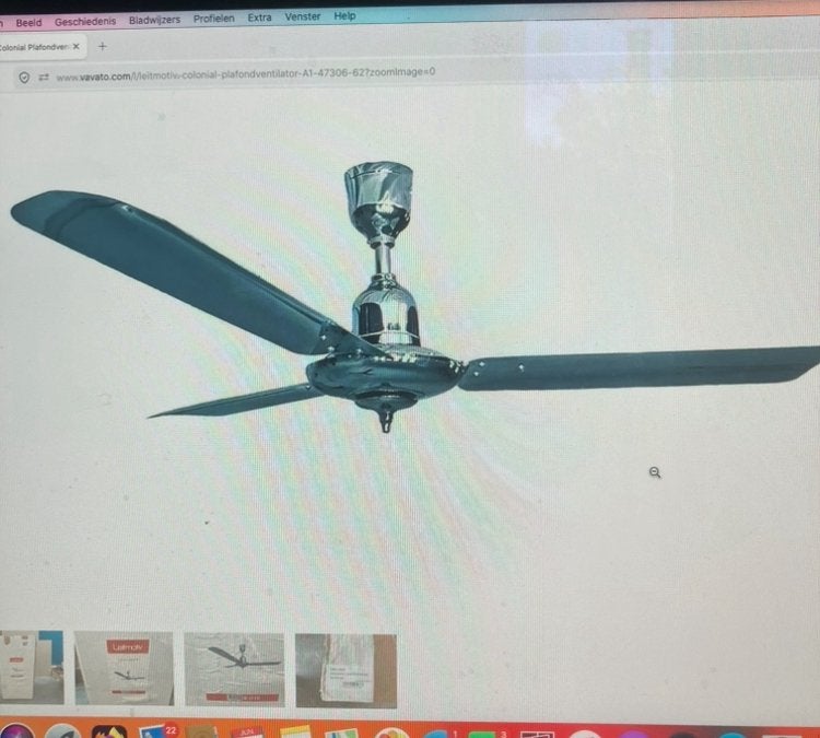ventilateur de plafond neuf, Enlèvement ou Envoi, Comme neuf