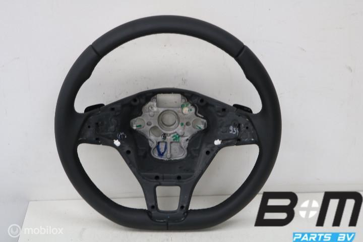 Nieuwstaat Leder stuur met flippers VW Golf 7 5G0419091BH, Auto-onderdelen, Gebruikt