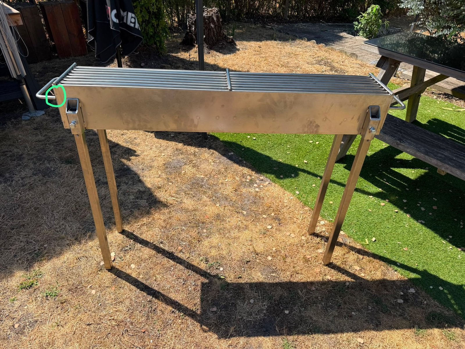 Bbc inox 1m20 20 cm nieuw, Ophalen, Nieuw