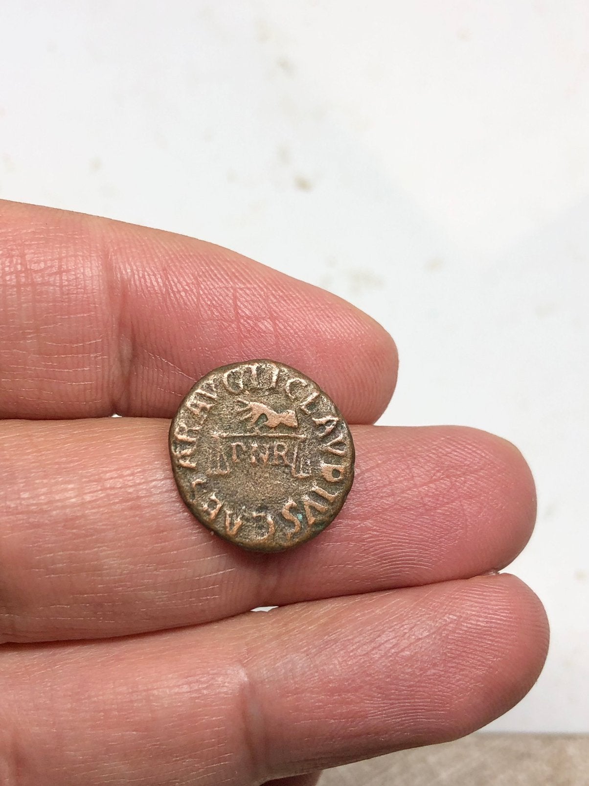 Monnaie romaine, Claudius (41-54). Æ Quadrans. Rome, AD 42, Enlèvement ou Envoi, Italie, Monnaie en vrac