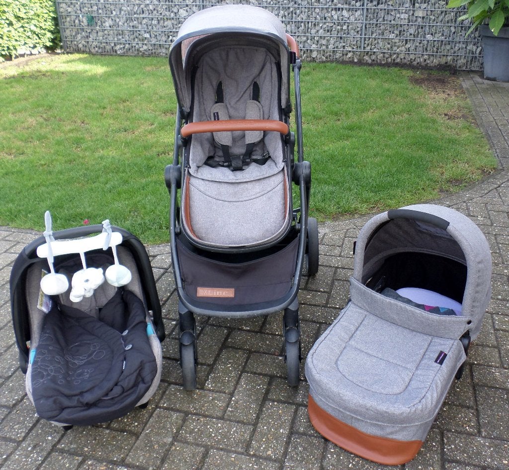 X-Line Adventure kinderwagen 3-in-1, Kinderen en Baby's, Kinderwagens en Combinaties, Zo goed als nieuw, Verstelbare duwstang