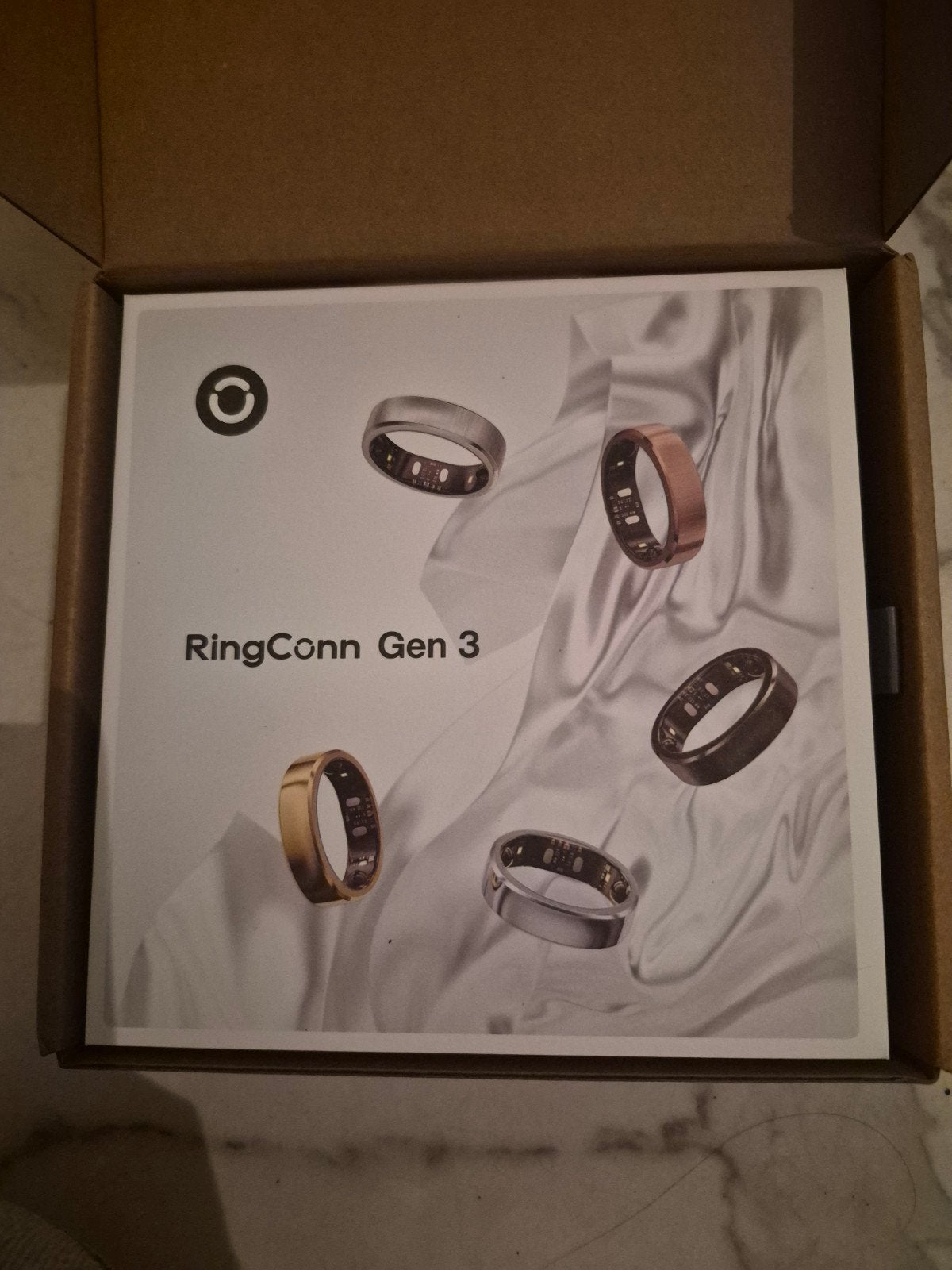RingConn Gen 3 Smart Ring Black – maat 13 – nieuwstaat – com, Handtassen en Accessoires, Ophalen, Zwart, IOS, Nieuw