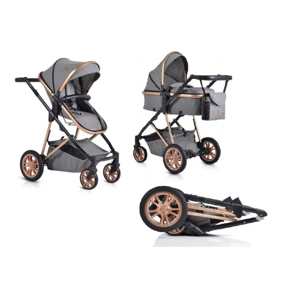 3-1 buggy moni, Ophalen, Zo goed als nieuw, Overige merken, Verstelbare rugleuning