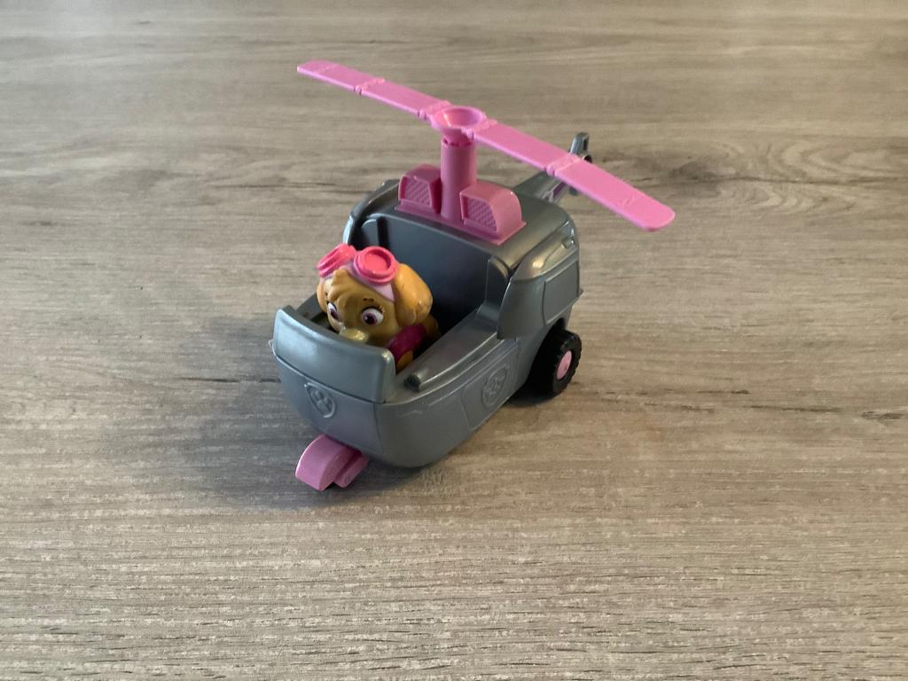 Paw Patrol Skye basic vehicle helicopter (11x17 cm), Kinderen en Baby's, Ophalen of Verzenden, Zo goed als nieuw