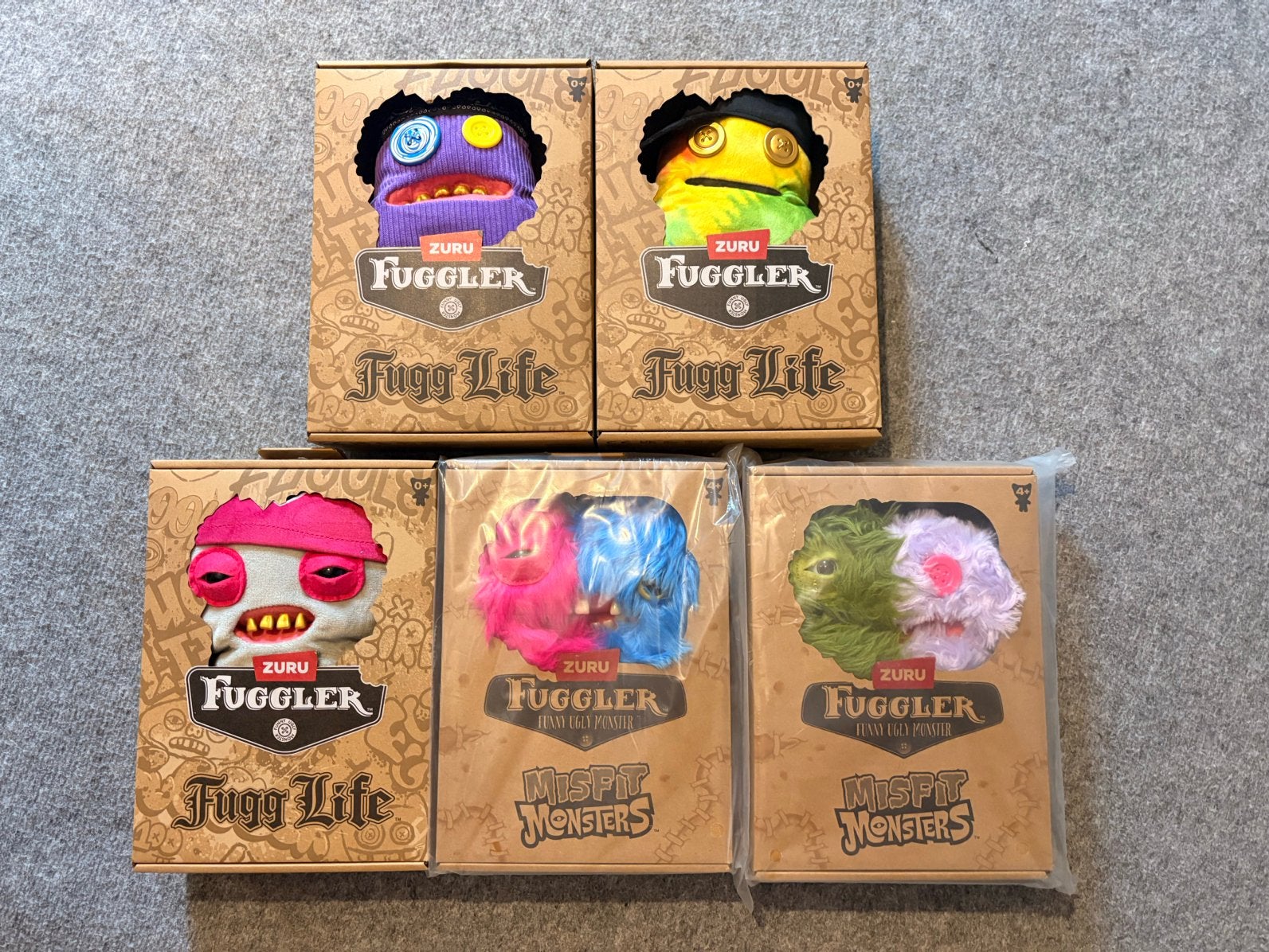 ZURU Fuggler Monsters (versch. modellen), Enlèvement ou Envoi, Overige karakters, Geen, Geen