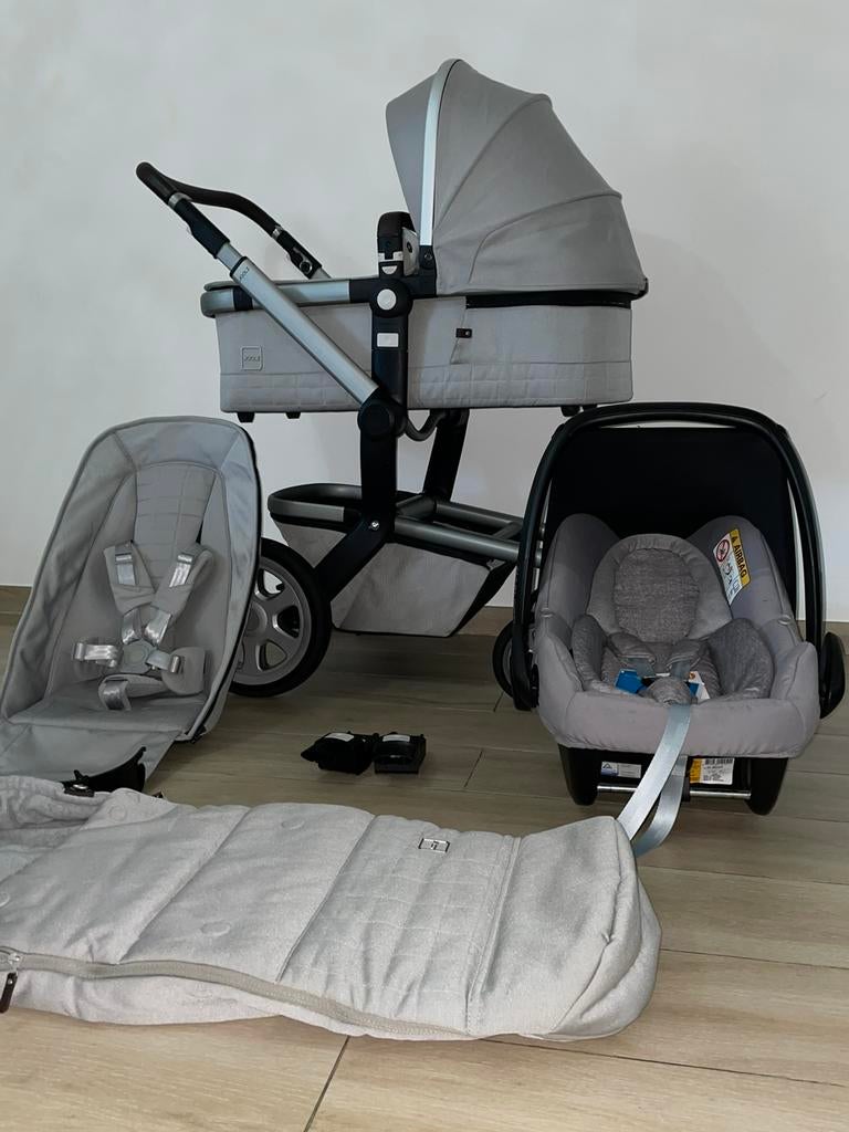 Joolz day Quadro Grigio 3-in-1 kinderwagen compleet, Babygeluk, Ophalen of Verzenden, Zo goed als nieuw, W