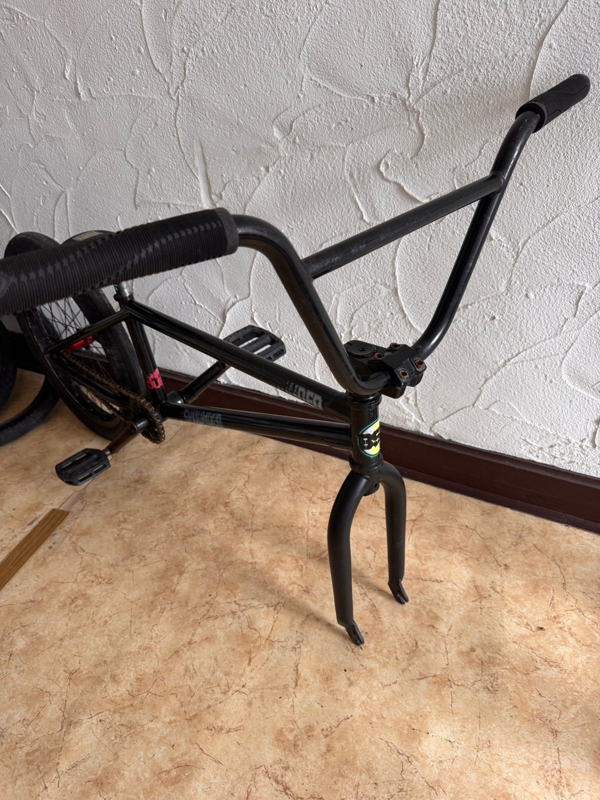 Reserve bmx compleet of in onderdelen, Enlèvement ou Envoi, Guidon à 360°, Chrome, Comme neuf