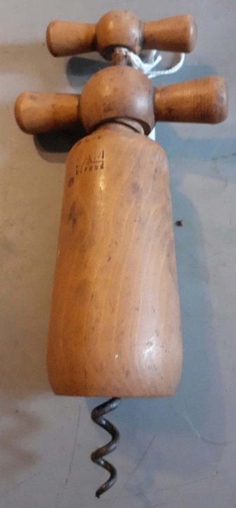 tire bouchon vintage en bois sam déposé, Ophalen of Verzenden, Gebruikt