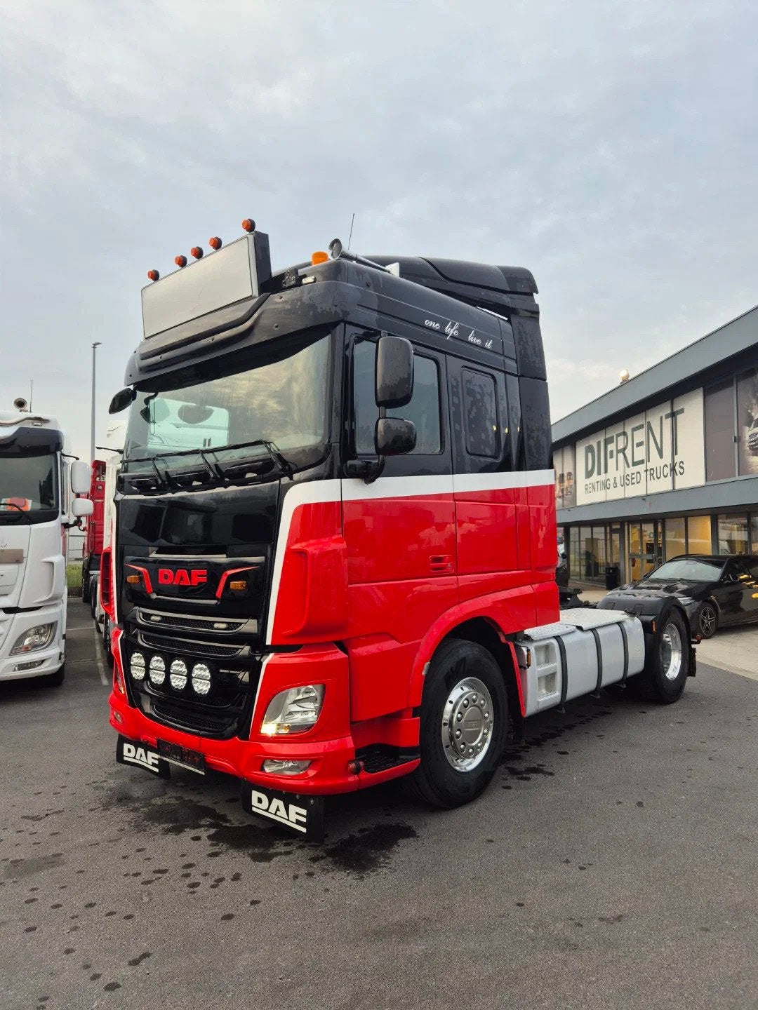 DAF XF 480 FT SPACE CAB (année de construction 2021), Autos, Rouge, Achat, Euro 6, Entreprise