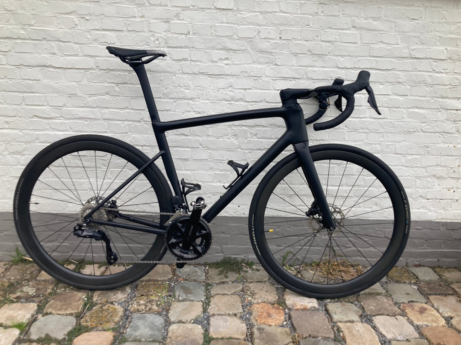 Carbon racefiets 105 Di2 maat 56, Comme neuf, Enlèvement, 53 à 57 cm, Frein à disque