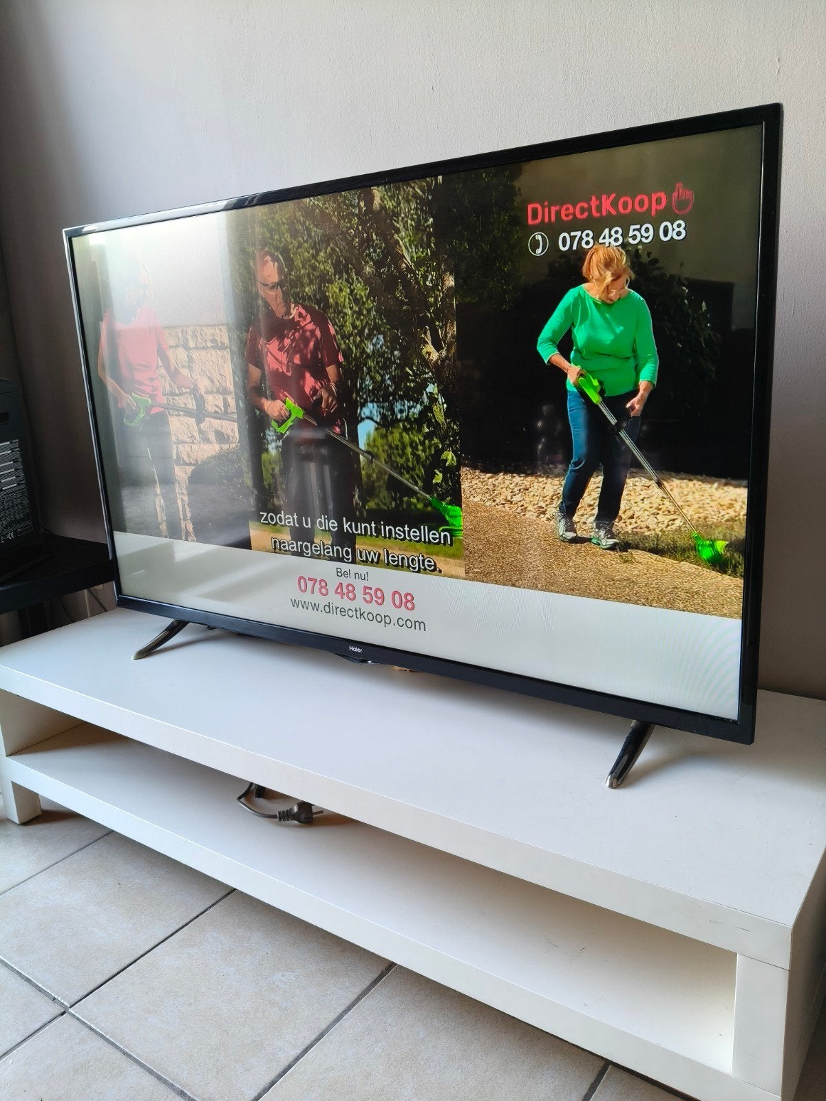 Flatscreen 55inch -140 cm. (Geen smart tv),merk Haier., Ophalen, Smart TV