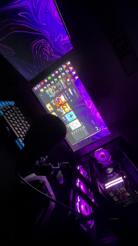 Volledige Gaming setup te koop!, Enlèvement, Comme neuf