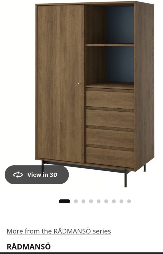Armoire, Maison & Meubles, Avec tiroir(s), Comme neuf, 100 à 150 cm, Autres essences de bois
