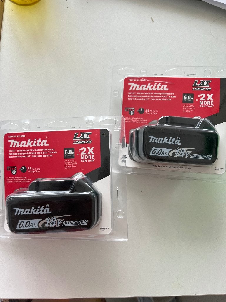 Lot de 2 batteries makita 18 V lithiul, Enlèvement ou Envoi, Comme neuf