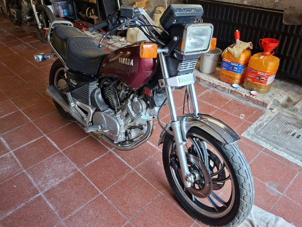 Yamaha Virago XV920, Motoren, Cardan-aandrijving, 2 cilinders, 920 cc, Gebruikt