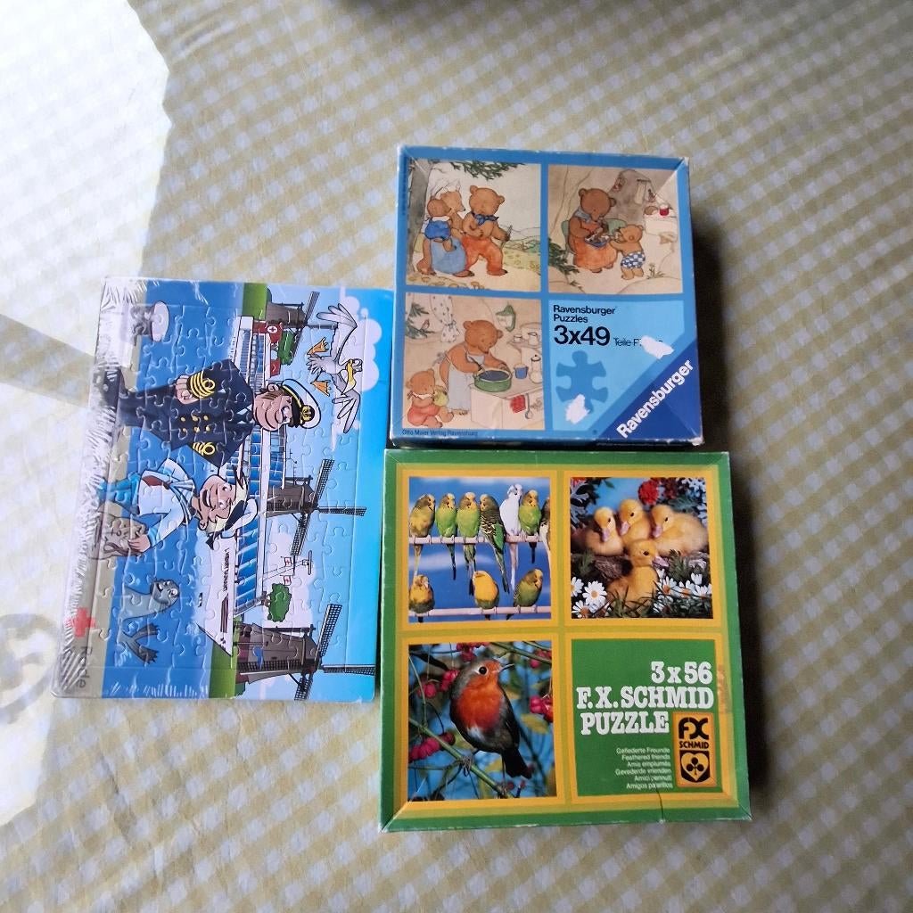 7 puzzels  5 jaar, Ophalen, 4 tot 6 jaar