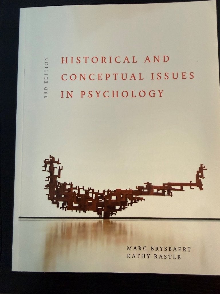 Historical and conceptual issues in psychology, Boeken, Ophalen of Verzenden, Nieuw, Marc Brysbaert