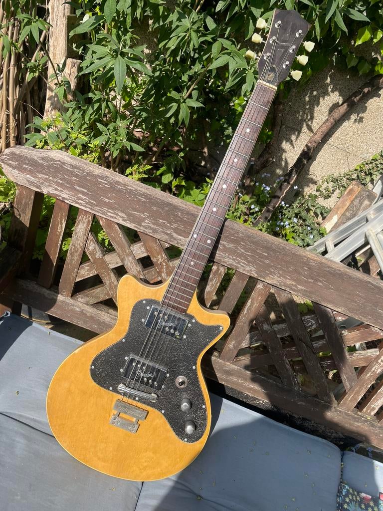 custom vintage framus hollywood DC (60's 70's), Ophalen, Gebruikt, Solid body, Overige merken