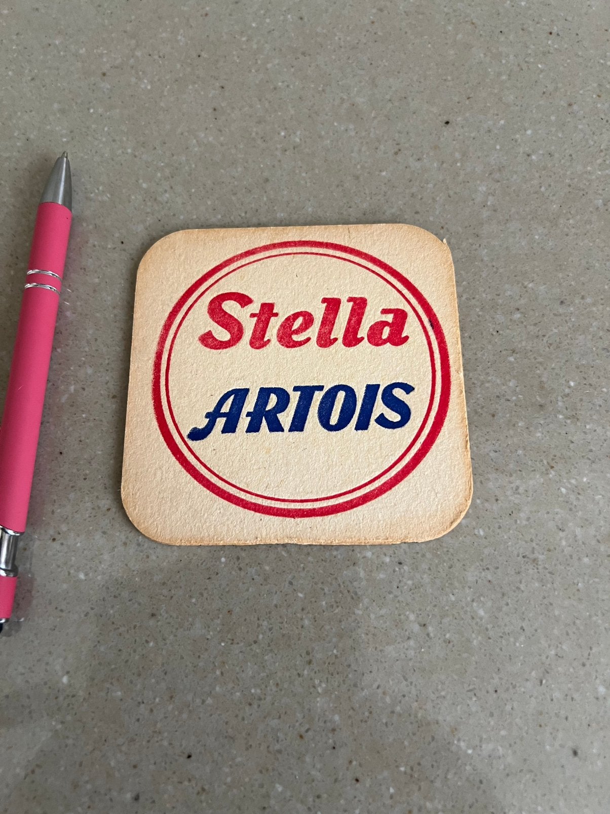 Stella Artois, très ancienne carte de bières, Envoi, Comme neuf, Stella Artois