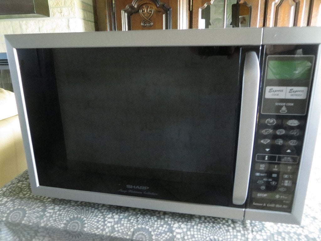Microgolfoven sharp R-967, Electroménager, Gril, Enlèvement, Utilisé, 45 à 60 cm