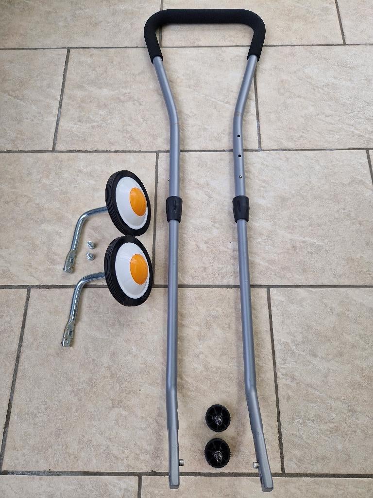Steunwielen en balanstrainer kinderfiets 14 inch, Fietsen en Brommers, Ophalen, B-twin, Zijwieltjes, Minder dan 16 inch