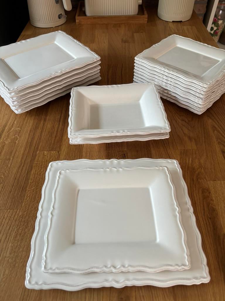 Bordenset Maison du Monde, Huis en Inrichting, Keuken | Servies, Ophalen, Gebruikt, Bord(en)