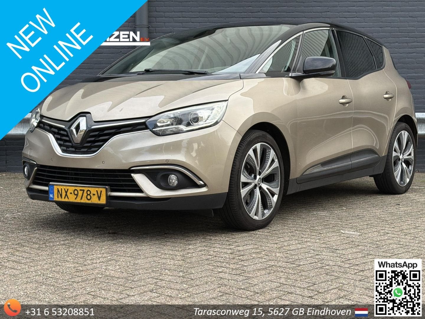 Renault Scenic 1.5 dCi Intens | Cruise | Climate | Navi | Tr, Automaat, Monovolume, Parkeersensor, Bruin