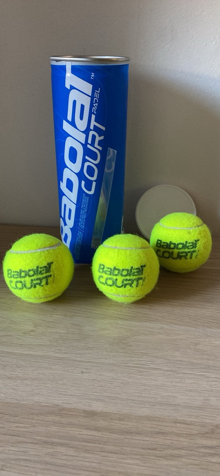 Padelballen Babolat Court, Sport en Fitness, Ophalen of Verzenden, Zo goed als nieuw, Padelballen