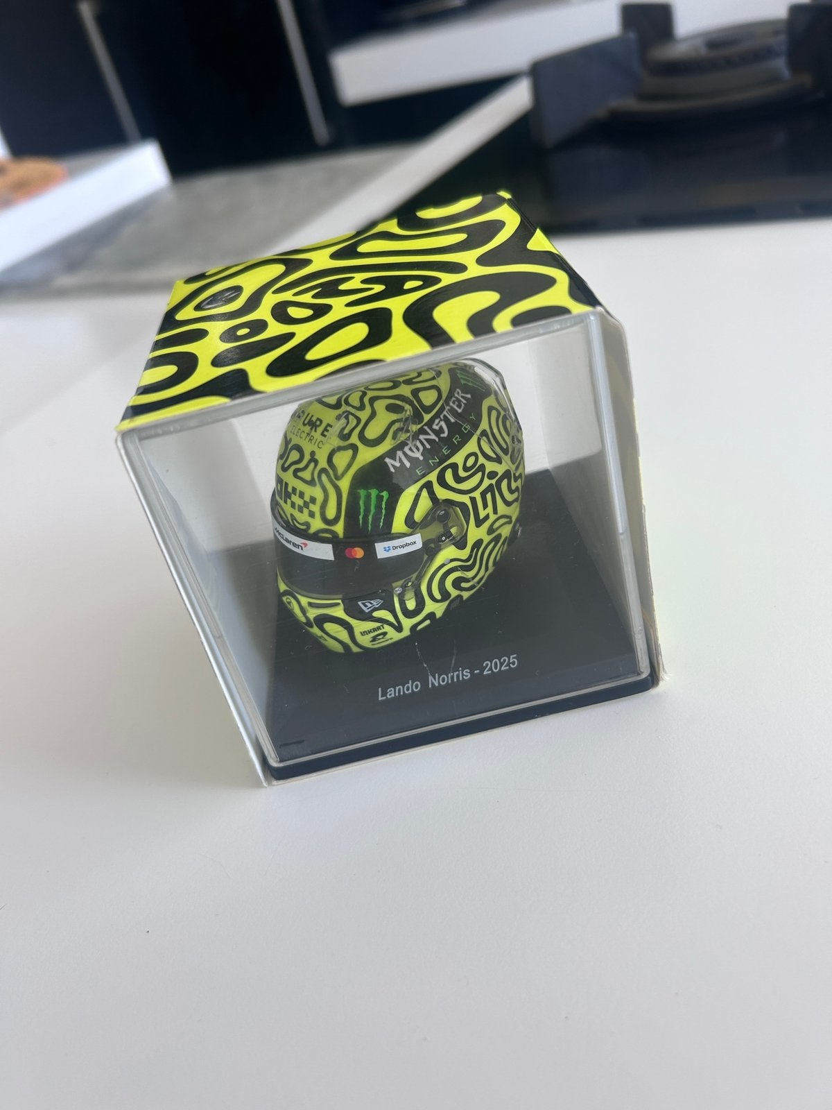 Schaalmodel helm Lando Norris - 1:5 - Nieuwstaat !, Enlèvement, Comme neuf